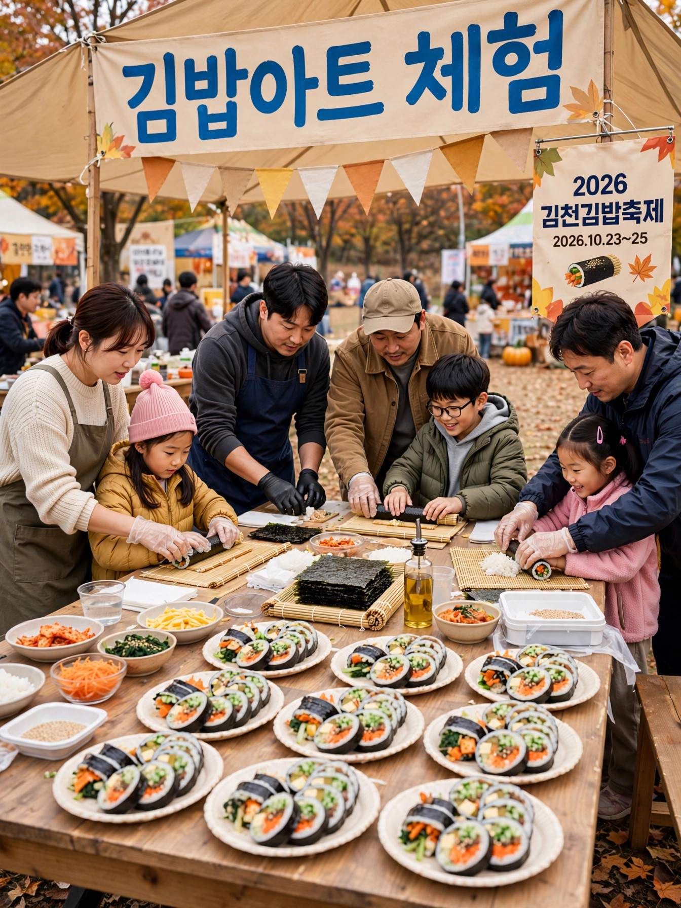 2026 김천김밥축제 김밥아트 체험 현장