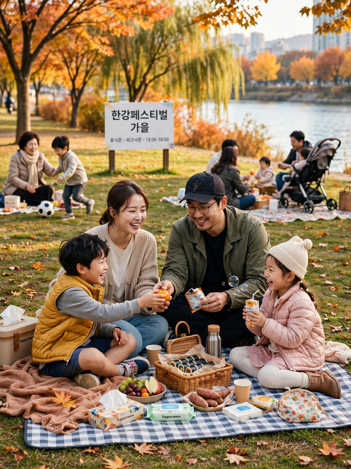 가족 돗자리 피크닉 존