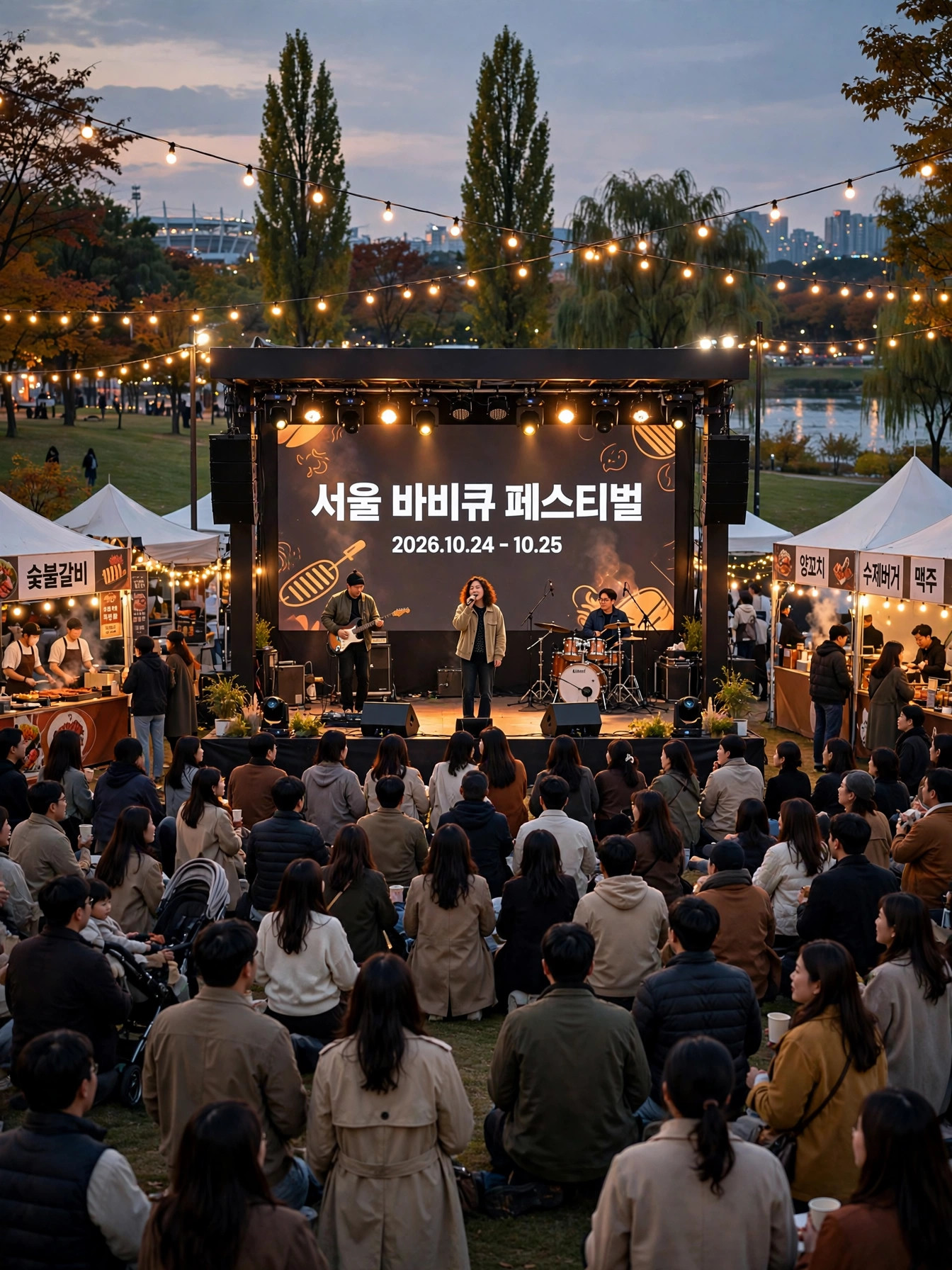 저녁 스테이지 공연