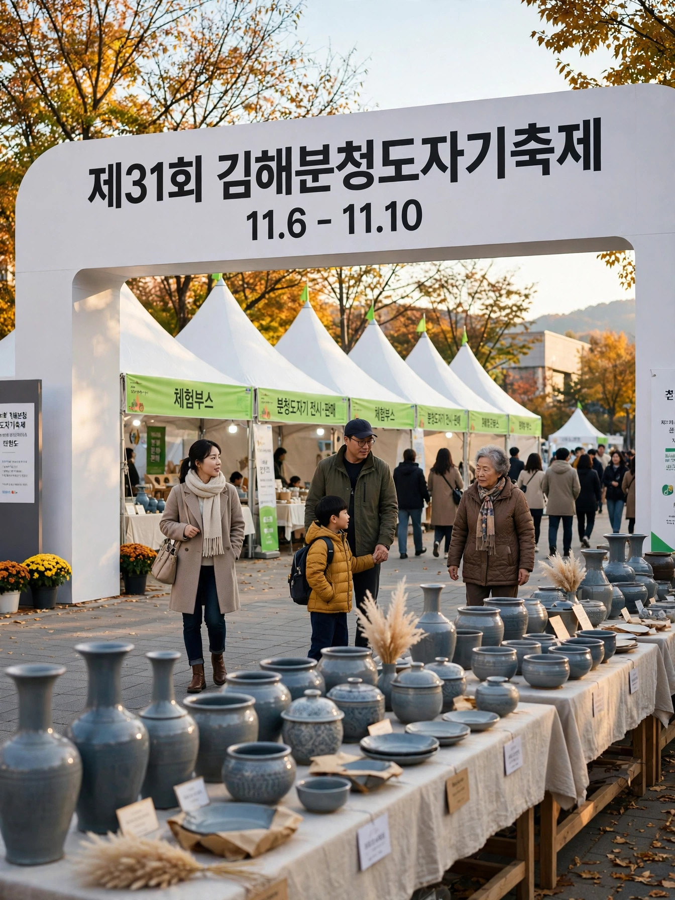 축제 입구 전경