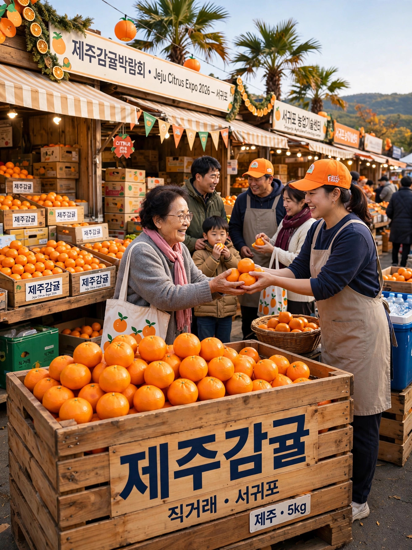 감귤 직거래장터