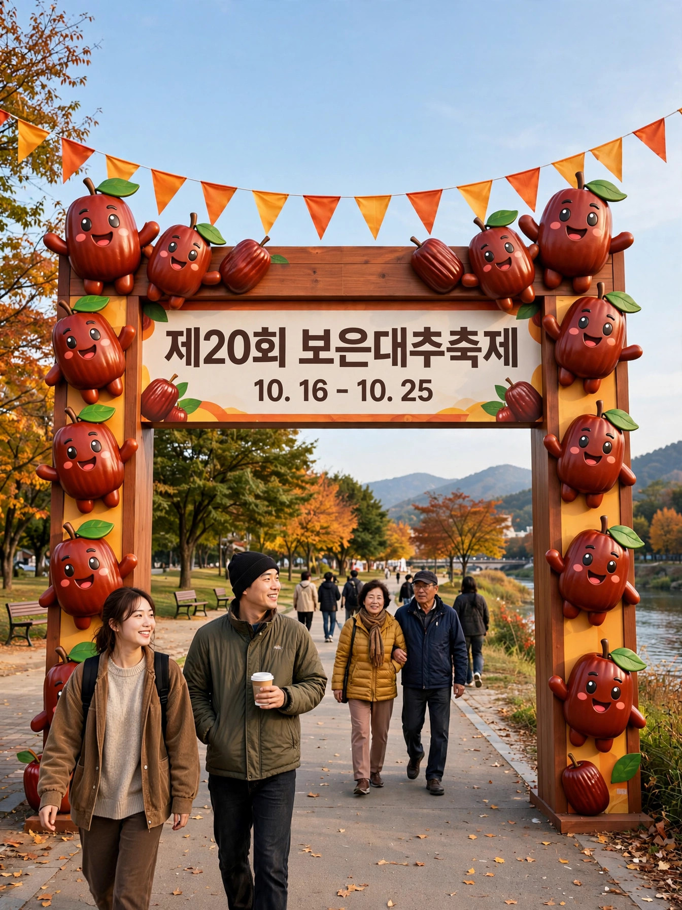 보은대추축제 2026 축제 입구 아치