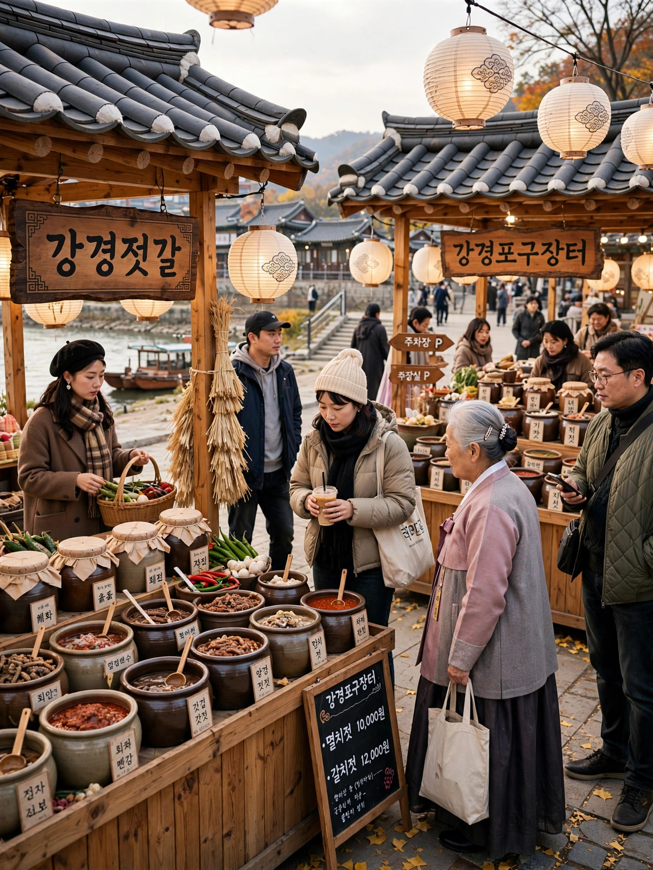 강경포구장터 옛 시장 재현 거리