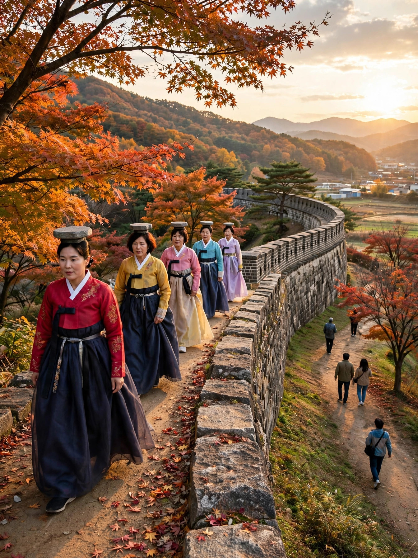 고창모양성제 답성놀이 성곽길