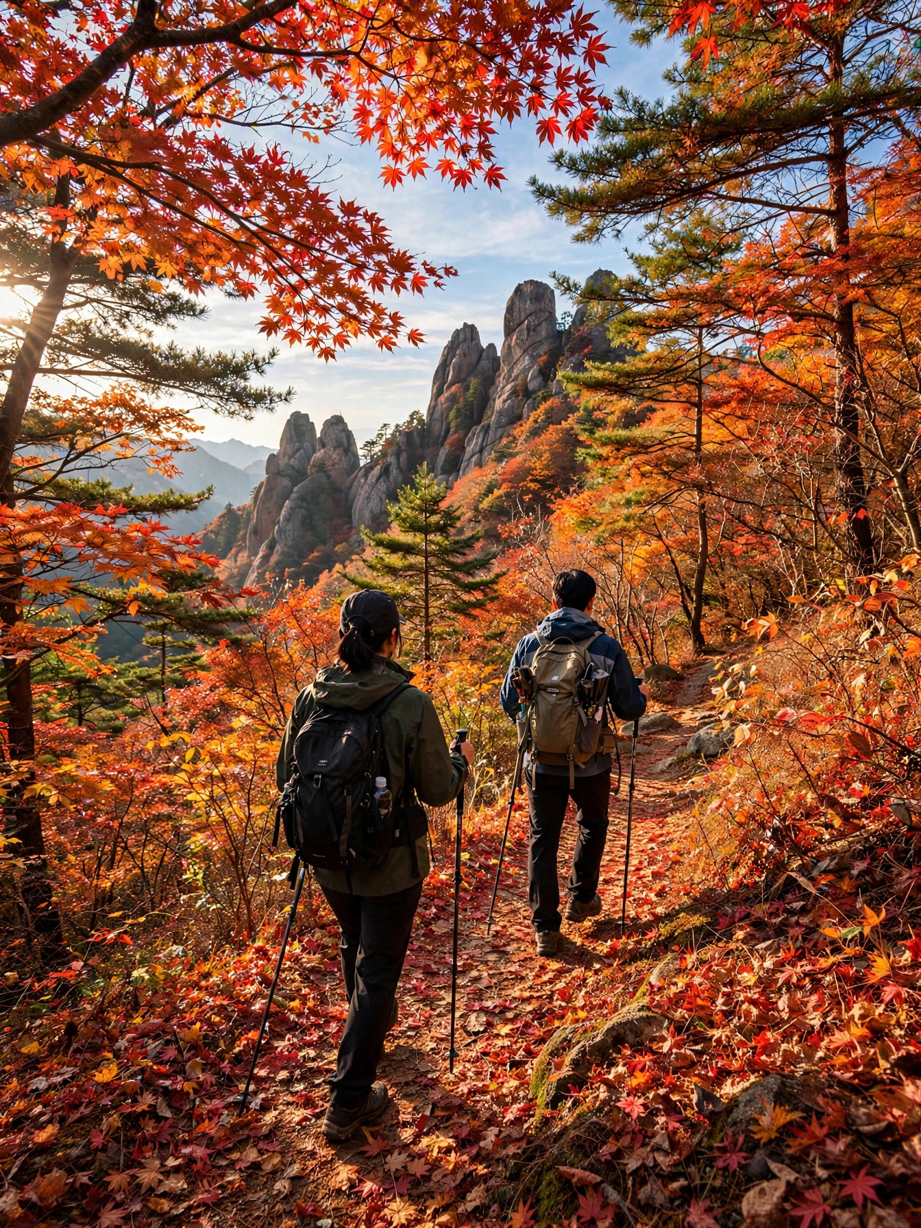 단풍철 등산로