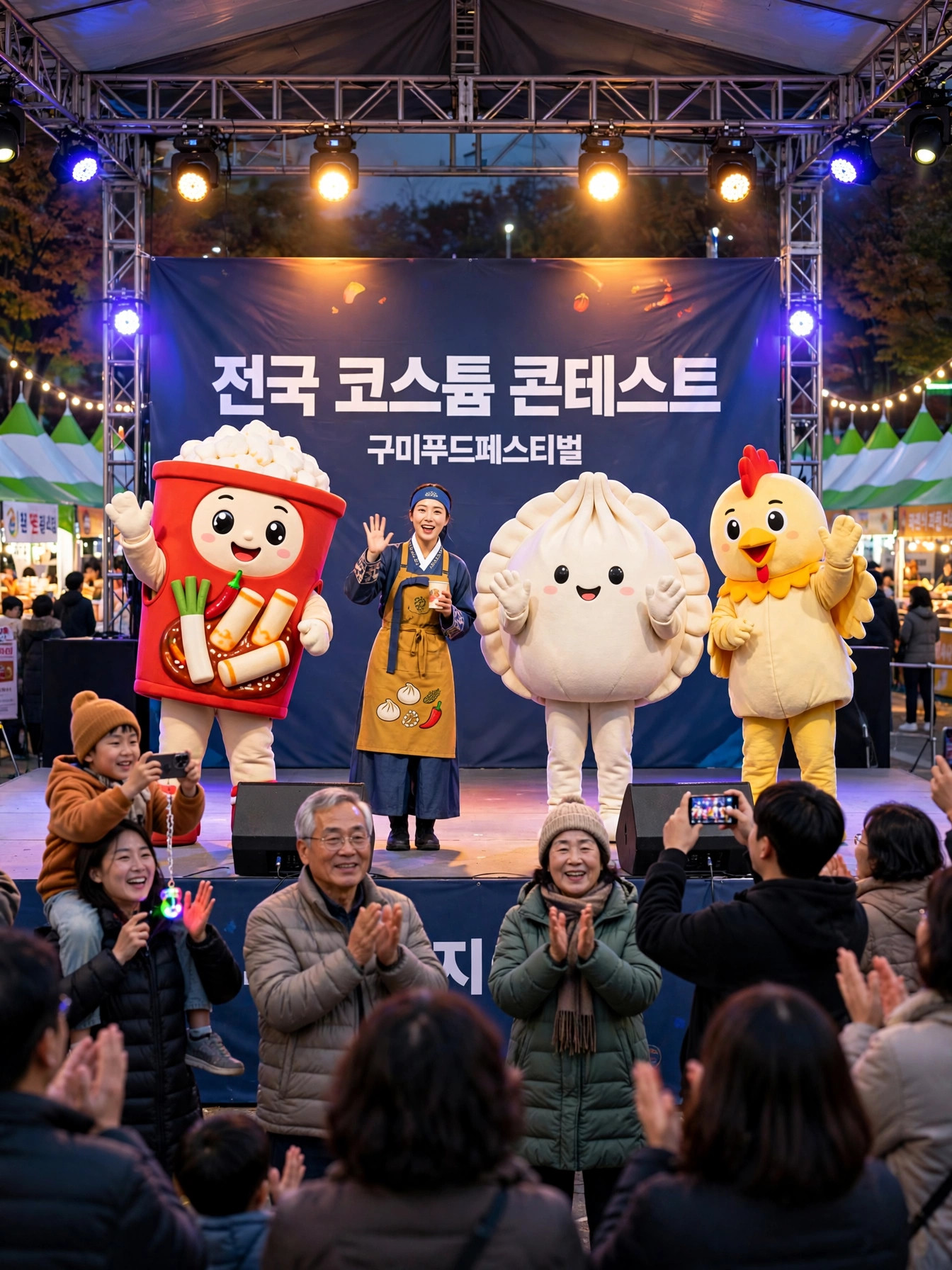 구미푸드페스티벌 전국 코스튬 콘테스트 무대