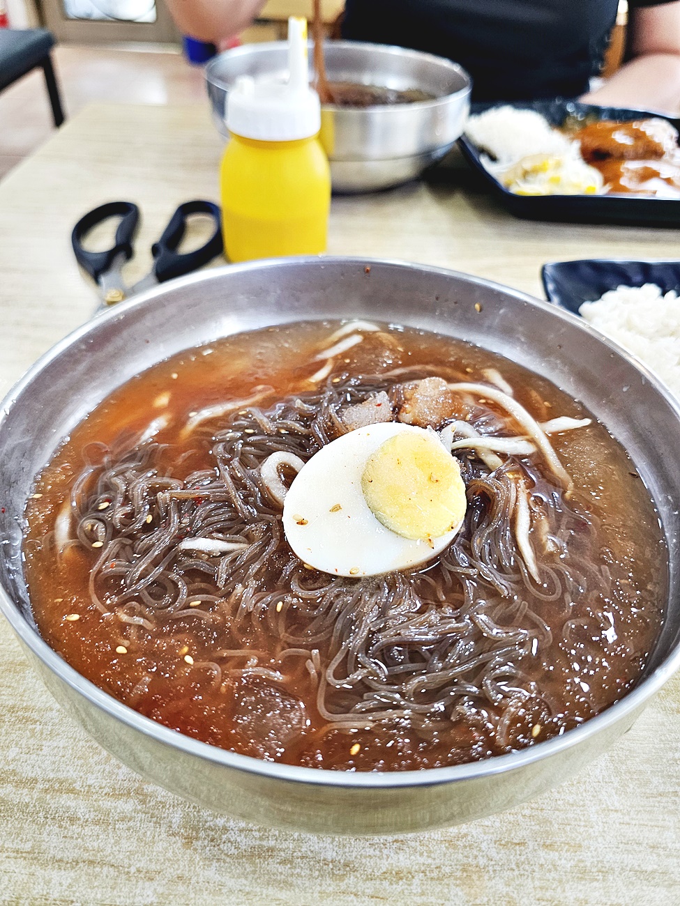 왕돈까스 냉면