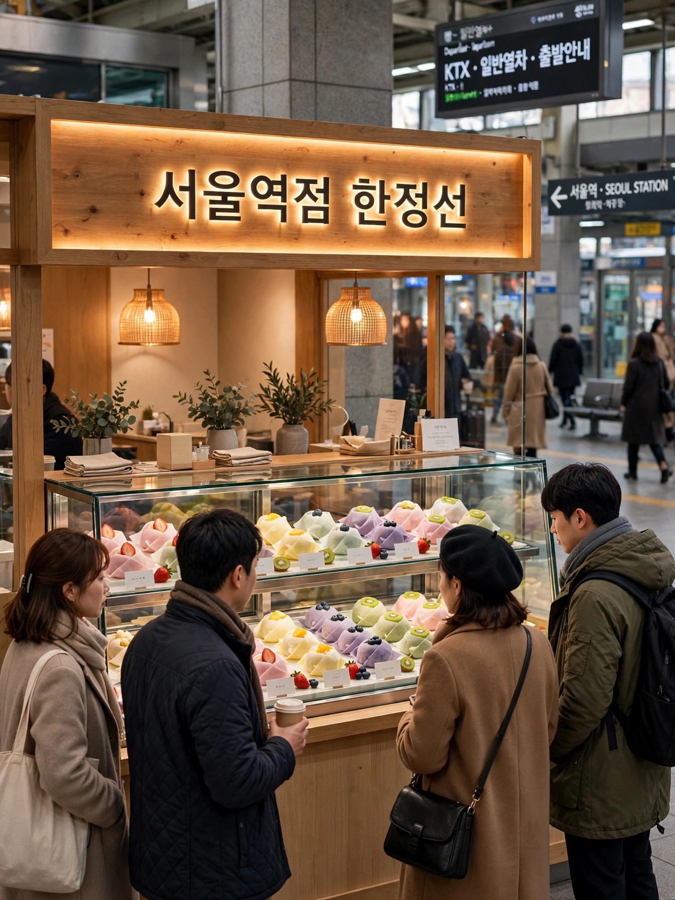한정선 서울역점 매장 모습