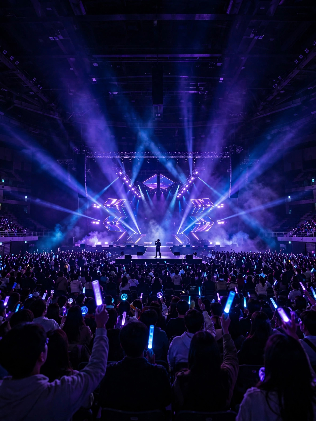 인스파이어 아레나 규모의 콘서트 무대