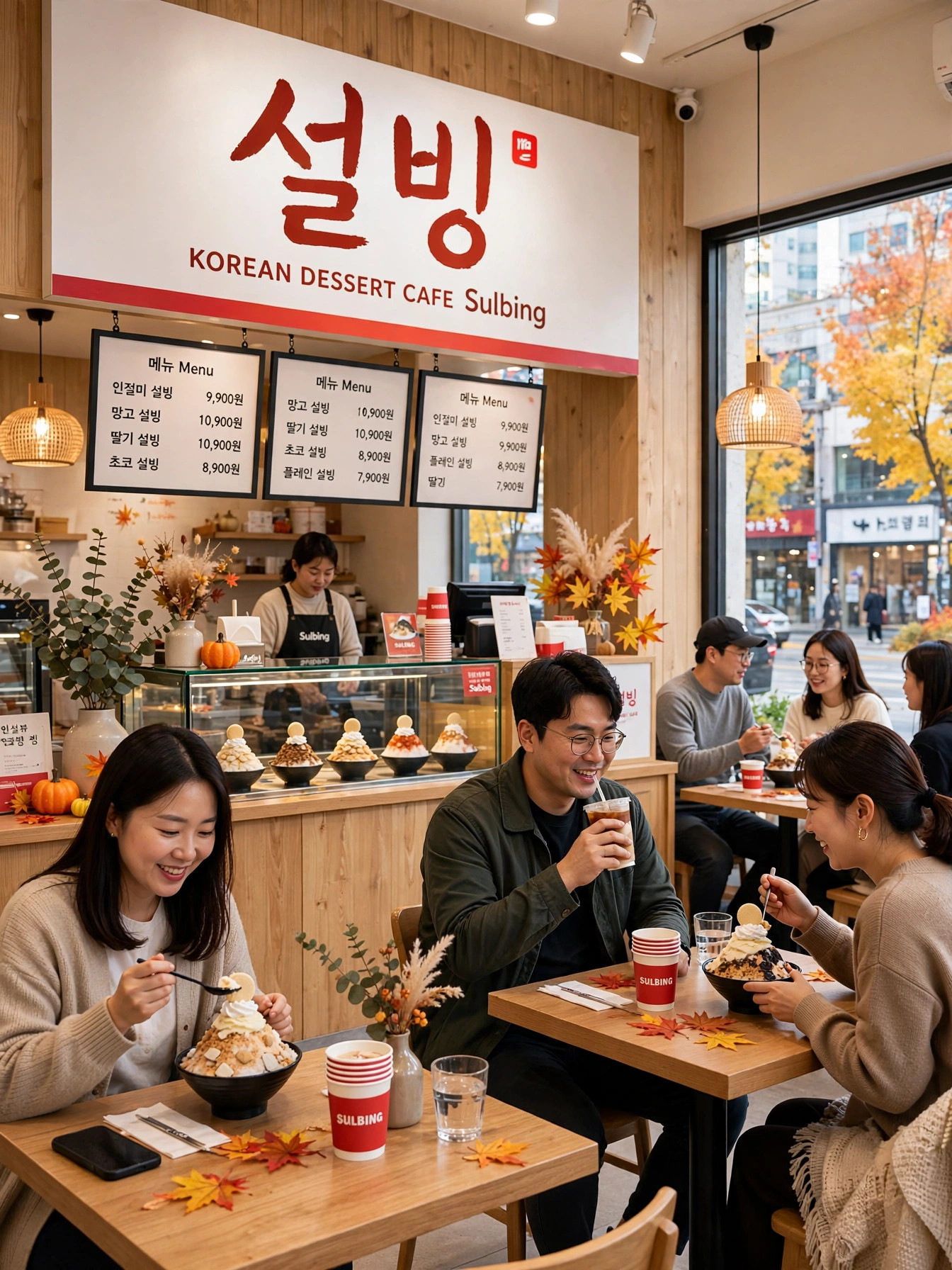 설빙 매장 전경