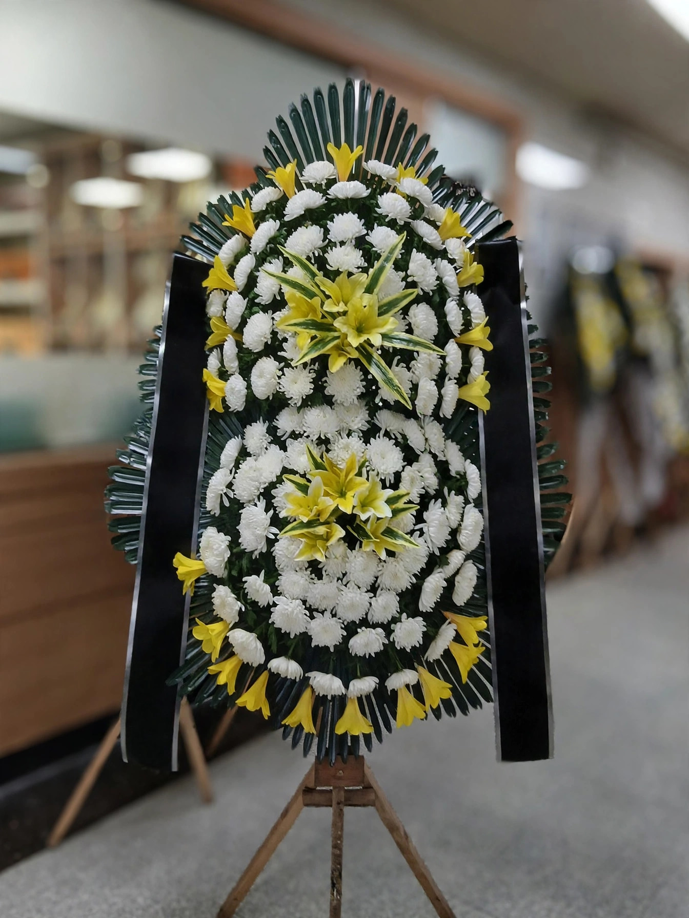 근조 화환과 조문 예절