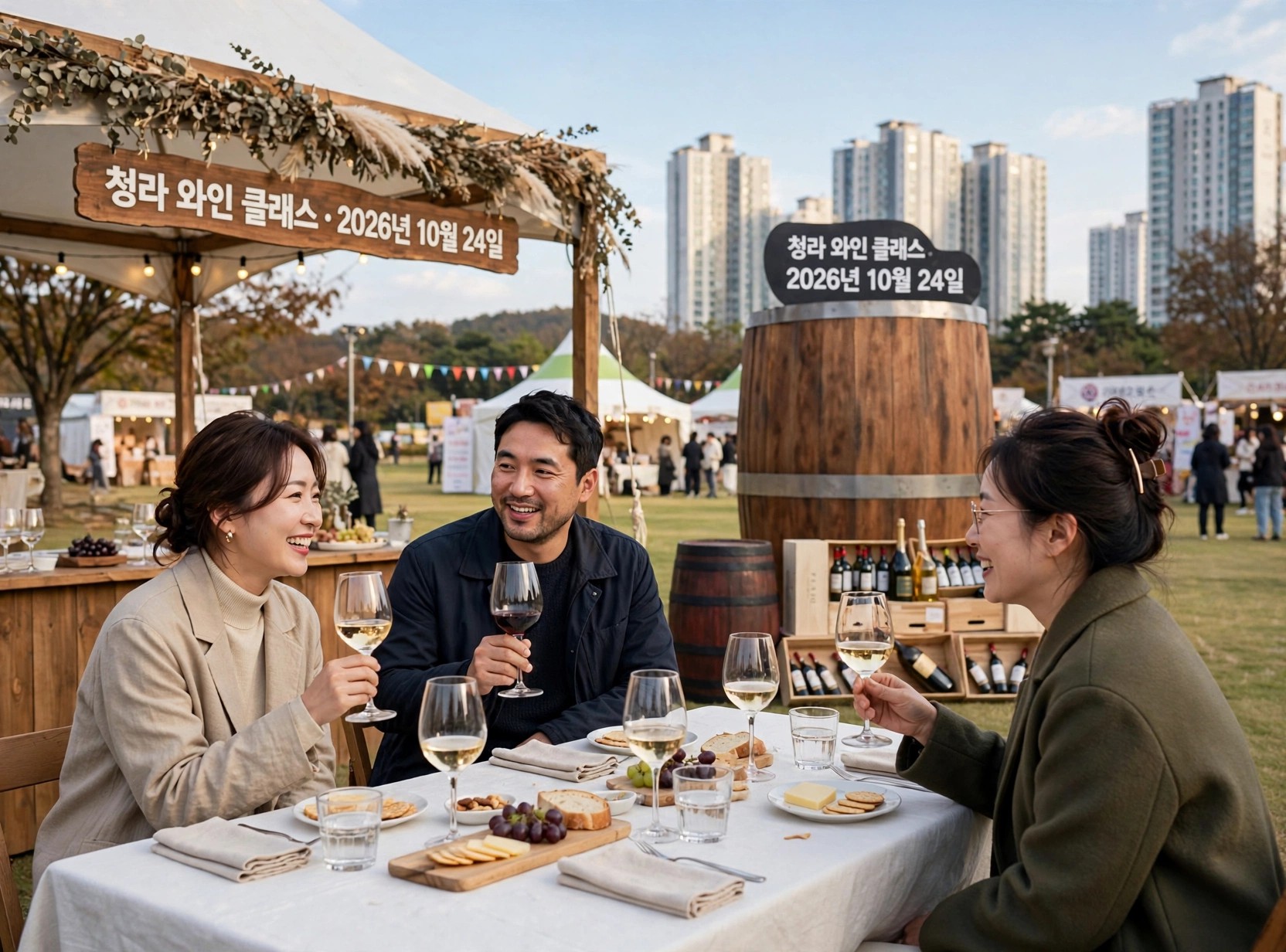 청라 와인 클래스와 시음존