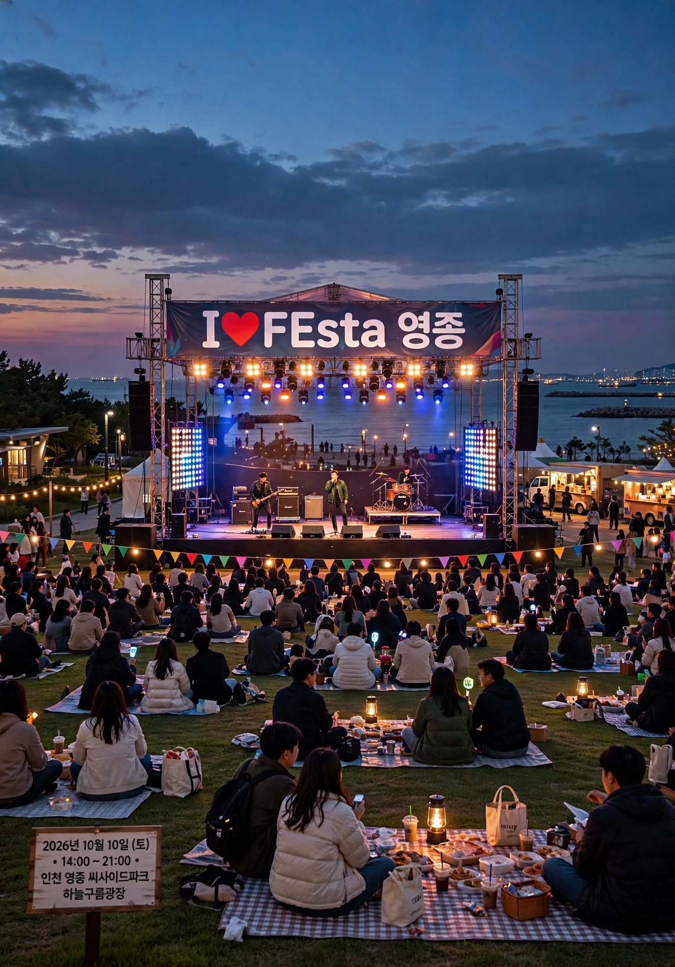I♥FEsta 영종 씨사이드파크 야외 공연 무대