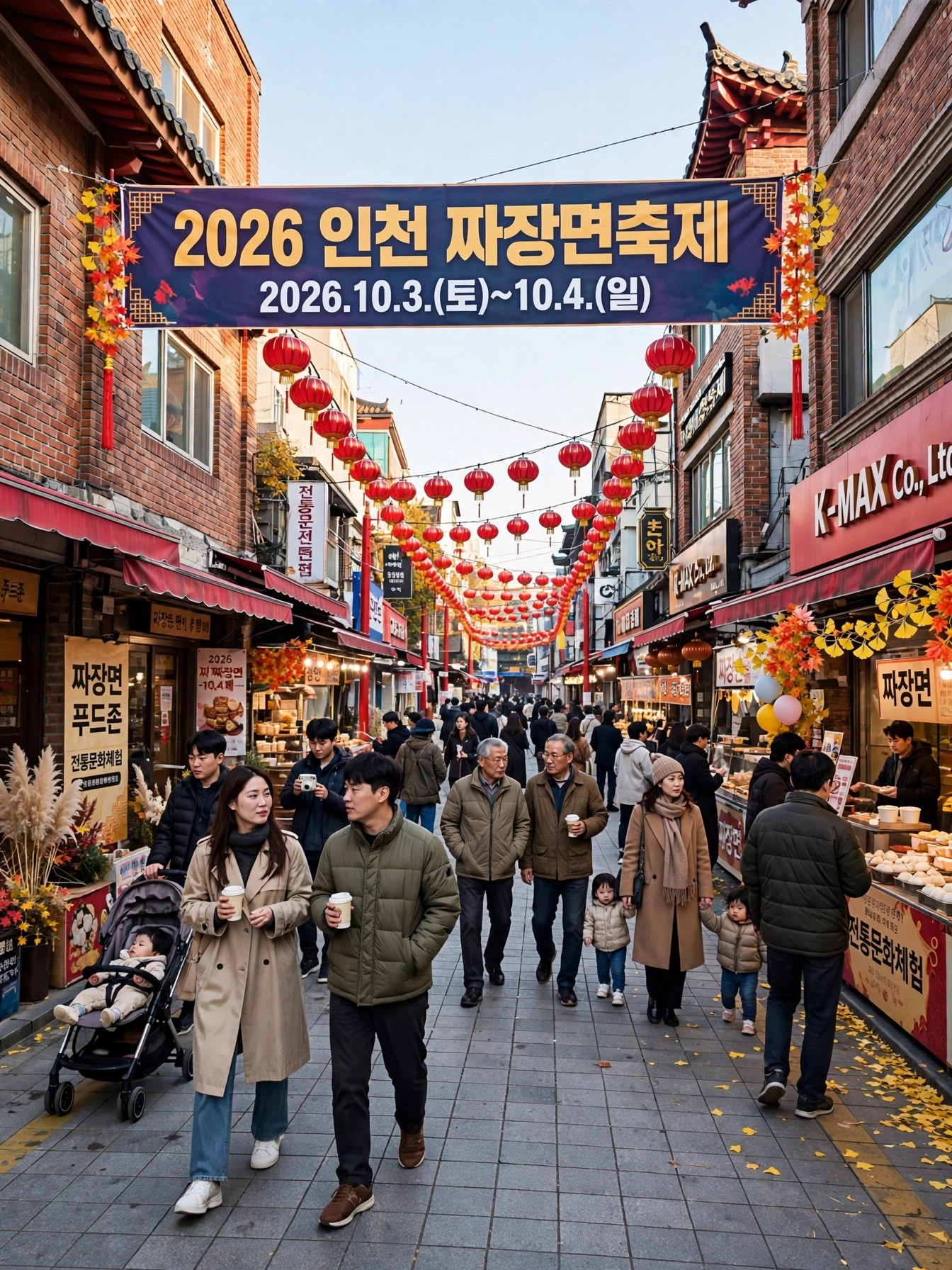 2026 인천 짜장면축제 차이나타운 거리 전경
