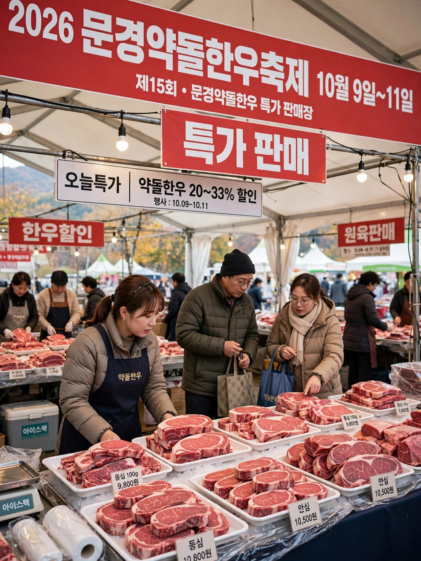 약돌한우 특별 할인판매장