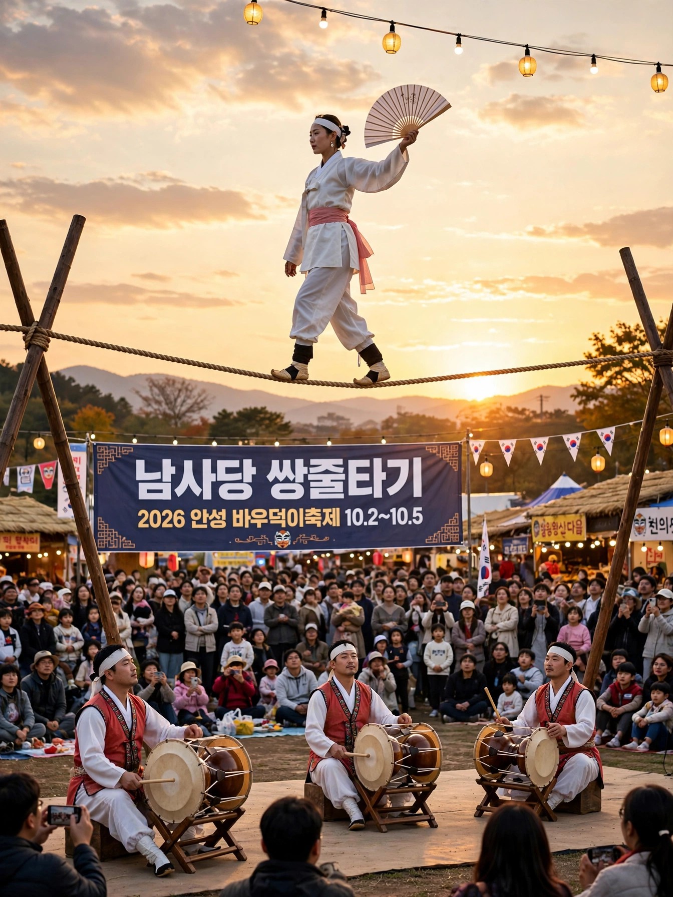 2026 안성 바우덕이축제 남사당 줄타기 공연