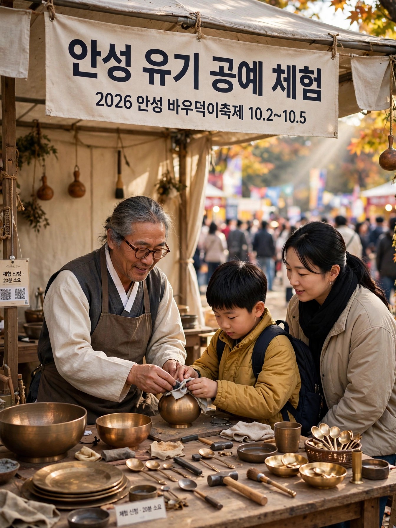 안성 유기 공예 체험 부스